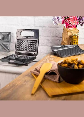 Мультимейкер (Бутербродниця-Вафельниця-Гриль) SM703GCB Gorenje (370621151)