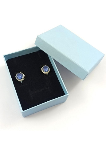 Серебряные серьги с танзанитом СТ450/ц-тз Shatlen Сережки (356180718)