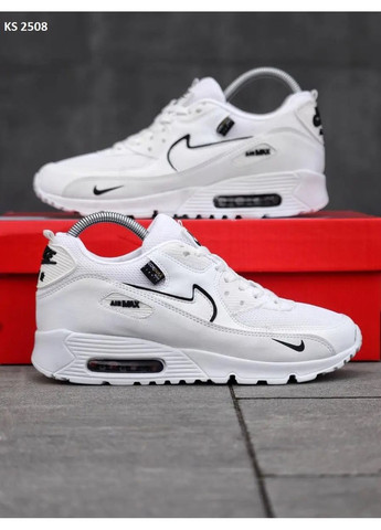 Білі Осінні кросівки чоловічі nike air max 90 white найк аір макс 90 No Brand