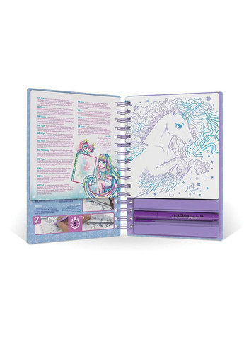 Набір для творчості – Скетчбук: Фантазійне мистецтво з фольги Nebulous Stars (344449168)