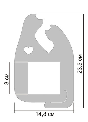Интерьерная рамка-наклейка под выключатель зеркальная акриловая №19 1 шт. Ваша Світлість (366334687)