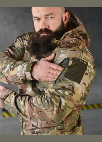 Тактична демісезонна куртка SoftShell мультикам No Brand (317243809)