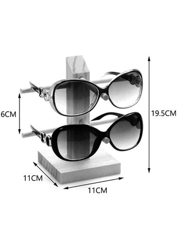 Органайзер для очков из дерева Батуми 2 сиена (ОЧК-200205) No Brand (328080740)