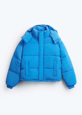 Синяя зимняя куртка Zara