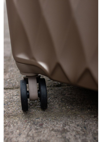 Валіза пластикова ручна поклажа S, колір рожевий Wings 190 (361047982)