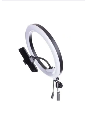 Кольцевая LED лампа 30 см QX-260 с держателем для телефона, USB, с регулируемой яркостью и цветовой температурой No Brand (385187748)
