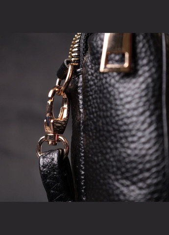 Сумка через плечо женская кожаная 22338 Черный Vintage (302008004)