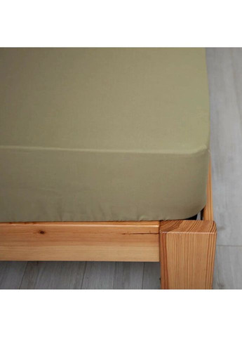 Простынь-чехол на резинке односпальная Вдохновение 2-04015-27828 120х200 см оливковая ТЕП (335584068)