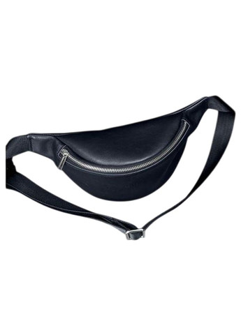 Сумка на пояс через плече жіноча із натуральної шкіри середня Синій 35172 BlankNote (333194410)