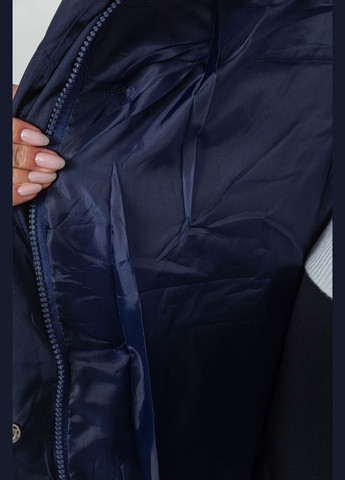 Темно-синяя куртка женская + хомут, цвет темно-синий, Ager