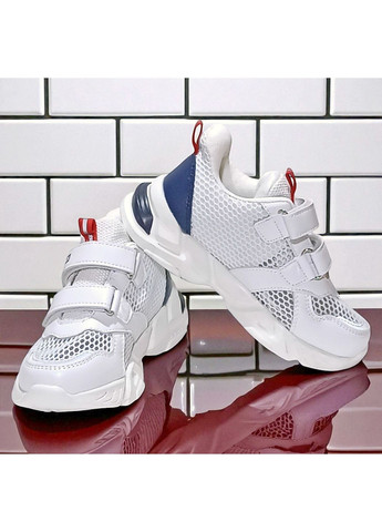 Білі всесезонні ортопедичні кросівки на липучках для дівчинки Tom.M