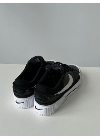 Чорні Осінні кросівки чоловічі nike court legacy lift black найк коурт легасі No Brand