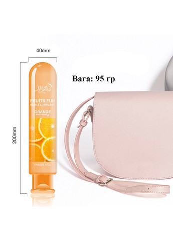 Інтимна змазка для орального сексу зі смаком апельсину 80 ml HBM Group (284279096)