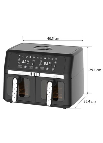 Мультипіч Air Fryer Dual Zone YJ-1102AV QUIN (370606425)