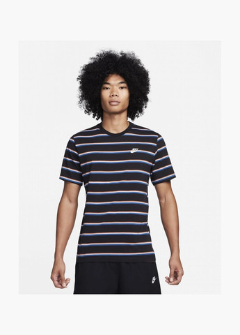 Синяя футболка мужская sportswear club t-shirt blue dz2985-011 Nike