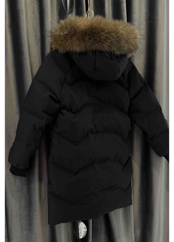 Черный зимний Пуховик BabyStyle