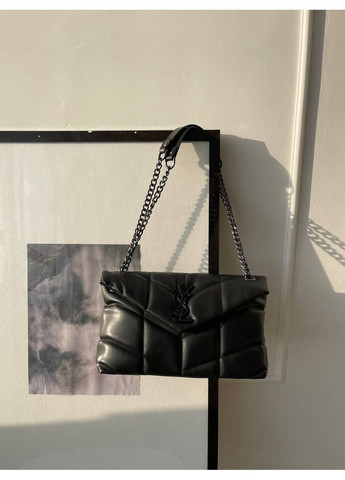 Стильна сумка в стилі YSL Quilted Bag Black Vakko (363295507)