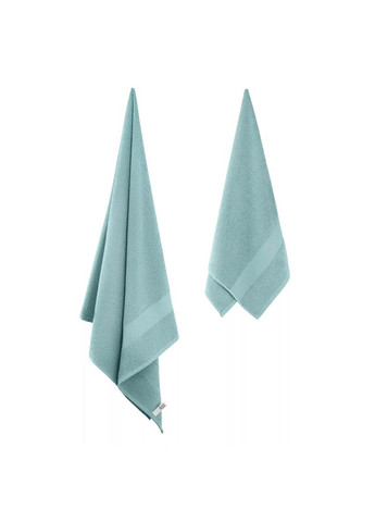 Набор полотенец махровых EssenСe ART2358AQ 2 шт аква Ardesto комбинированный