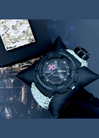 005BKSU ВСУ Черные Паракордовый ремешок ACU + Коробка Patriot (341337268)