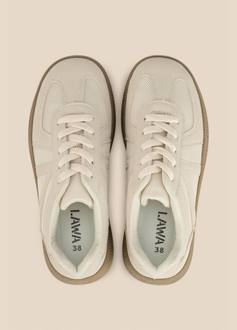 Бежеві кеди жіночі wbs0456-5 shop (2000991052673) LAWA