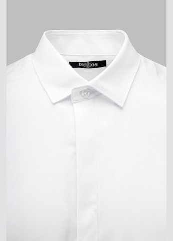 Белая повседневный рубашка No Brand