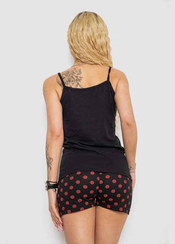 Чорна жіноча піжама з принтом 238r2936 Fashion 238R2639