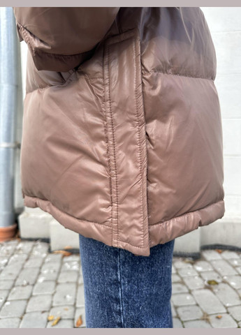 Коричневий зимній Пуховик 7 DEGREES