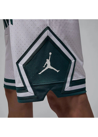 Шорти чоловічі Sport Dri-Fit Diamond Shorts White/Green Air Jordan (366039105)