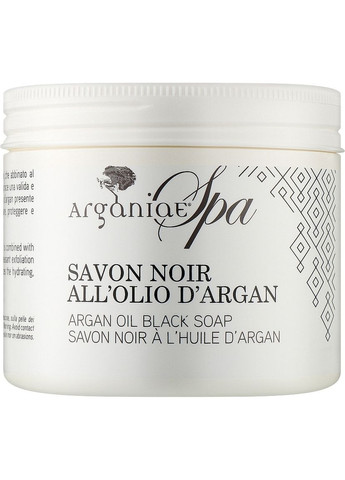 Натуральне чорне оливкове мило "Арганова олія" Spa Argan Oil Black Soap * 500g (1369669-15735805) Arganiae (368623873)