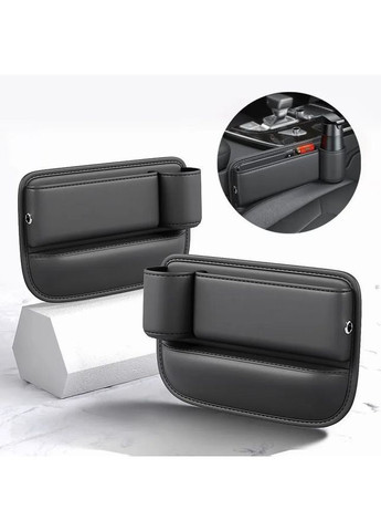 Органайзер между сиденьями авто 2шт BLACK No Brand (370944171)