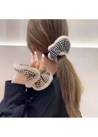 Резинка для волос HOUNDSTOOTH 13 см гусиные лапки Belle (368772041)