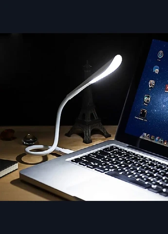 Гнучка світлодіодна сенсорна USB LED лампа white (YK-25W) Bodasan (302798360)