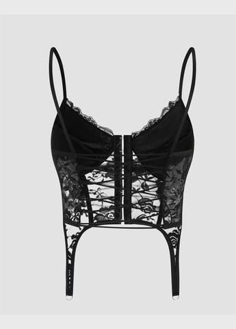 Чорний бюстгалтер корсет бюстьє чашка в/с колір чорний No Brand Anabel