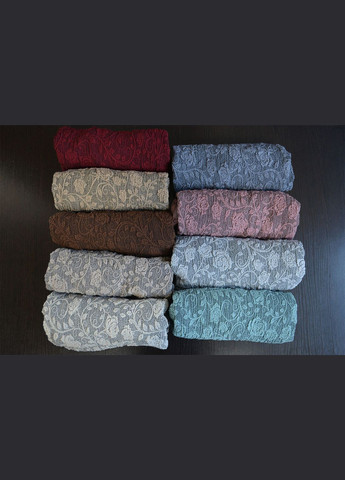 Жаккардовые чехлы на стуле Roza без юбки Светло-серые Kayra (324800150)