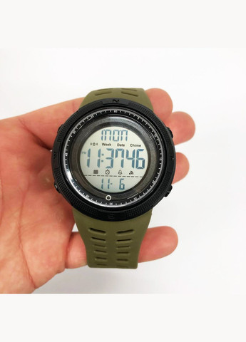 Годинник наручний чоловічий SKMEI 2070AGWT ARMY GREEN, армійський годинник протиударний. Колір: зелений No Brand (359474512)
