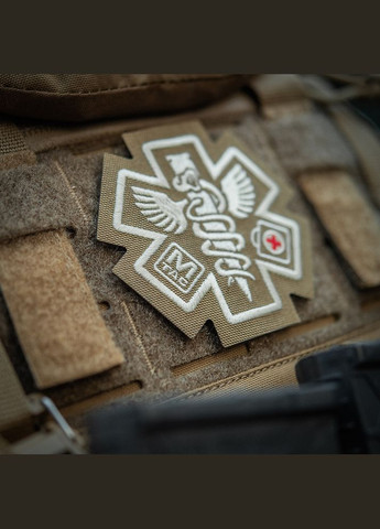 Нашивка Paramedic (вышивка) Coyote M-TAC (315147941)