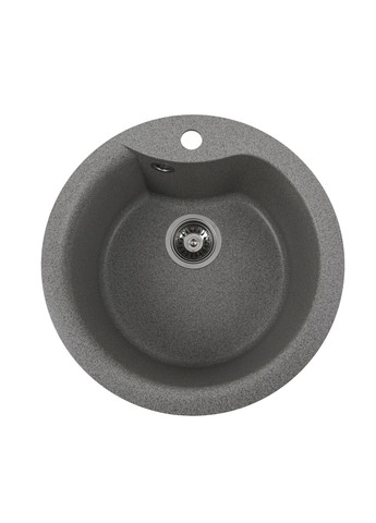 Гранитная мойка для кухни TURAS 480 серая Valeso (358059244)