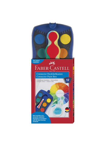 Краски акварельные 12 цв. FABER CASTELL Connector Faber-Castell (284723127)