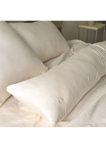 Наволочка на подушку S-Form 40х130 см с молнией сатин 100% хлопок, беж IDEIA (367726552)