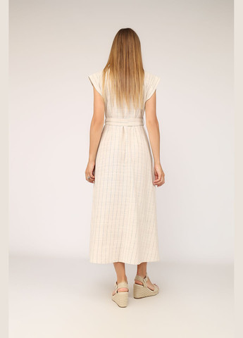 Бежевое платье-рубашка женское цвет бежевый цб-00276509 Reyon