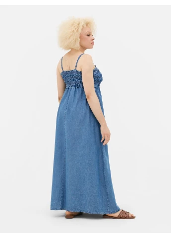 Синее платье макси лето,синий, Primark