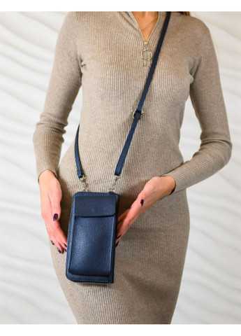 Женская кожаная сумка-кошелек через плечо 19,5х10,5х5 см LeathART (315869723)