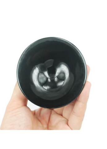 Реалістичний фалоімітатор на присосці XL 23×5 см, вагінальний та анальний стимулятор, м'який силікон чорний No Brand (366888631)