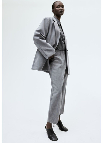 Жіночі штани сигарети до щиколотки Н&М (57785) XS Сірі H&M (305541977)