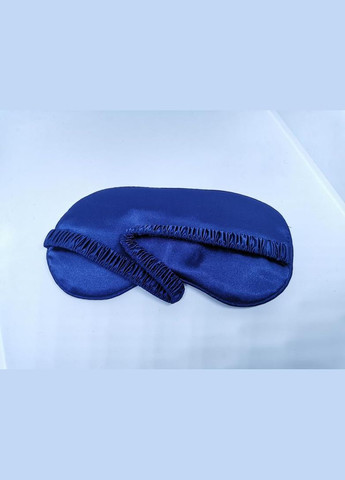 Шовкова маска для сну Oxa / пов'язка для очей синя (20-9) No Brand (330618719)
