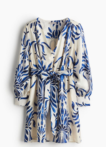 Молочна кежуал сукня H&M з малюнком