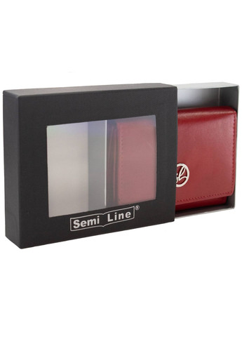 Гаманець жіночий шкіряний RFID Red (P8272-2) Semi Line (337349741)