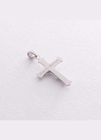 Золотий хрестик Розп'яття. Спаси і Збережи п03871 Oniks (266704626)