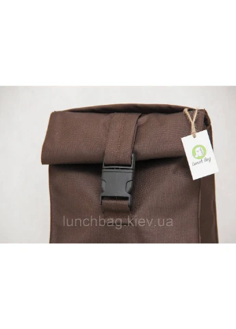 Средняя термосумка для обеда коричневая Lunch bag UA (388694116)