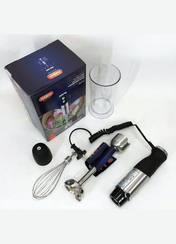 Блендер занурювальний 3в1 MG-645 1200 Вт, міксер блендер ручний, блендер для молочних коктейлів Magio (364663868)